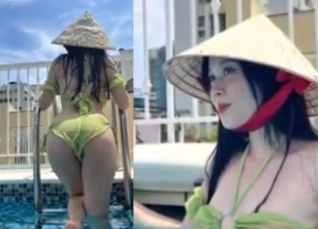 Cao Thanh Tuyền thèm bú cặc gần bể nước