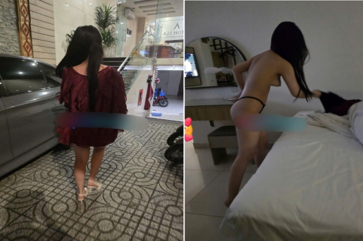 Quan hệ em phò xinh vội vàng cởi đồ