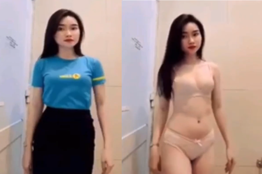 Sex hấp dẫn nhân viên Điện Máy Xanh vùng kín xinh đẹp