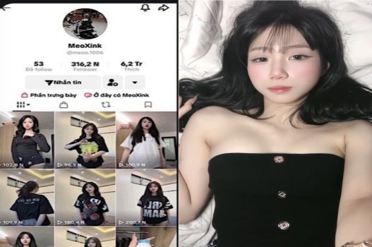 Tinh nghịch clip Tiktoker Hà Meo Meoxink với phong cách mê mẩn